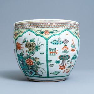 A Chinese famille verte jardinière, 19th C. — photo 5