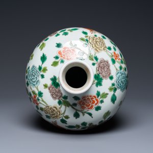 A Chinese famille verte 'meiping' vase with phoenixes, 19th C. — 照片 5