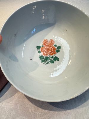 A Chinese famille verte 'Mythical Beasts' bowl, Lu Yi Tang 菉漪堂 mark, Kangxi — 照片 9