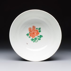 A Chinese famille verte 'Mythical Beasts' bowl, Lu Yi Tang 菉漪堂 mark, Kangxi — 照片 5