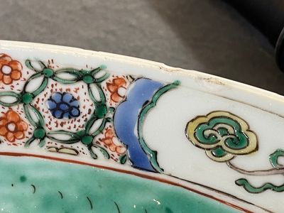A Chinese famille verte ‘narrative subject’ dish, Kangxi — photo 16