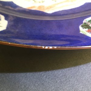 A Chinese famille verte on powder blue-ground charger, Kangxi — 照片 12
