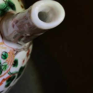 A Chinese famille verte 'Phoenix' teapot and cover, Kangxi — photo 13
