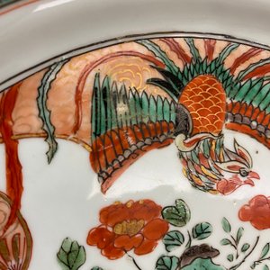 A Chinese famille verte 'phoenixes' dish, Kangxi — photo 4