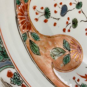 A Chinese famille verte 'phoenixes' dish, Kangxi — photo 5