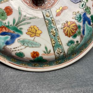 A Chinese famille verte porringer bowl and cover, Kangxi — photo 10
