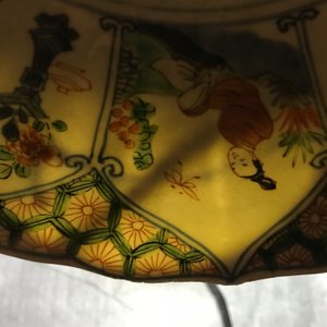 A Chinese famille verte "Provinces" dish with the arms of Artois, Kangxi/Yongzheng — 照片 9