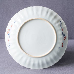 A Chinese famille verte 'Provinces' dish with the arms of England, Kangxi/Yongzheng — 照片 4