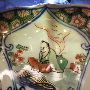 A Chinese famille verte "Provinces" dish with the arms of Leuven, Kangxi/Yongzheng — 照片 7