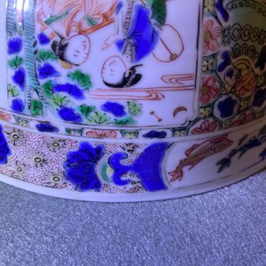A Chinese famille verte 'Romance of the Western Chamber' bowl, Kangxi — 照片 13