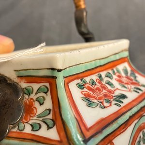A Chinese famille verte teapot and cover, Kangxi — 照片 15