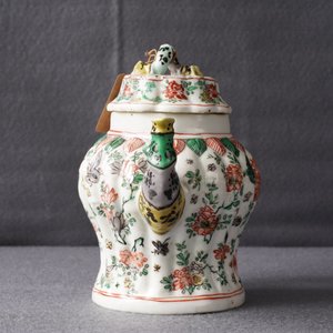 A Chinese famille verte teapot and cover, Kangxi — 照片 29