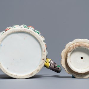 A Chinese famille verte teapot and cover, Kangxi — 照片 6
