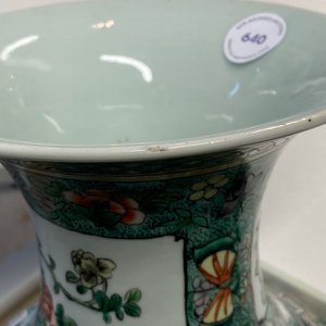 A Chinese famille verte vase, 19th C. — 照片 7