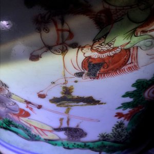 A Chinese famille verte vase and a Swatow jar, Transitional period and 19th C. — photo 15