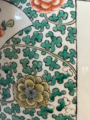A Chinese famille verte vase and two covered vases, 19th C. — photo 27