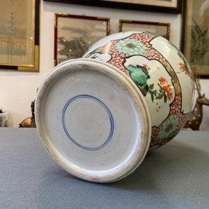 A Chinese famille verte vase with birds near flowery branches, Kangxi — 照片 25
