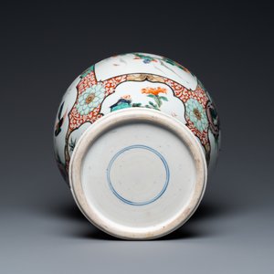 A Chinese famille verte vase with birds near flowery branches, Kangxi — 照片 5