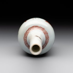 A Chinese famille verte vase with floral design, Kangxi — 照片 4