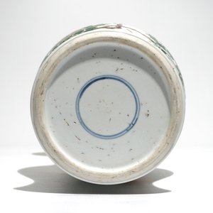 A Chinese famille verte yenyen vase with birds and flowers, Kangxi — 照片 6