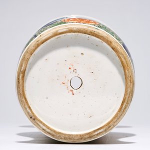 A Chinese famille verte yenyen vase with floral design, Kangxi — 照片 6