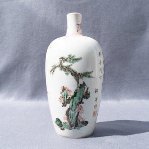 A Chinese famille verte 'Zhong Kui' vase, Kangxi — 照片 21