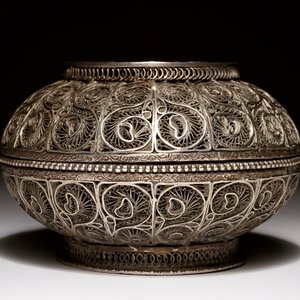 A Chinese filigree silver bowl and cover, 19th C. — 照片 3