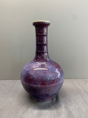 A Chinese flambé-glazed bottle vase, 18/19th C. — photo 3