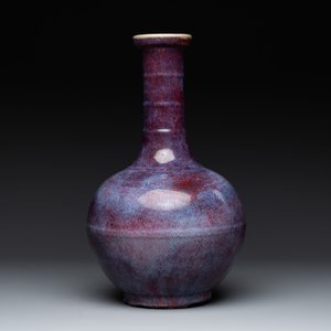 A Chinese flambé-glazed bottle vase, 18/19th C. — photo 2