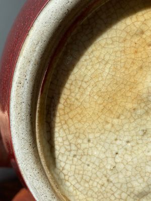 A Chinese flambé-glazed bottle vase, 18/19th C. — photo 12