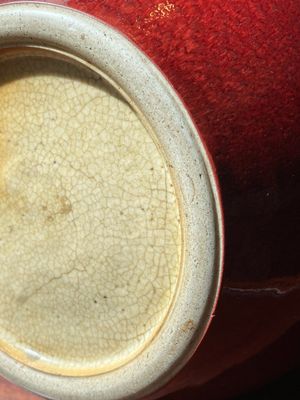 A Chinese flambé-glazed bottle vase, 18/19th C. — photo 10