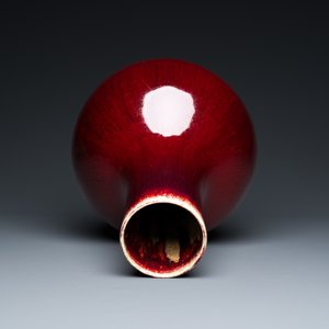 A Chinese flambé-glazed bottle vase, 18/19th C. — photo 5