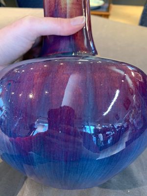 A Chinese flambé-glazed bottle vase, 19th C. — photo 7