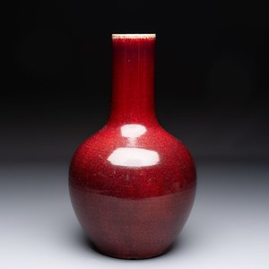A Chinese flambé-glazed bottle vase, 19th C. — 照片 4