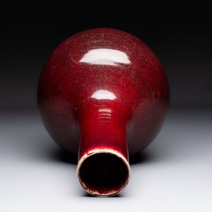 A Chinese flambé-glazed bottle vase, 19th C. — 照片 5