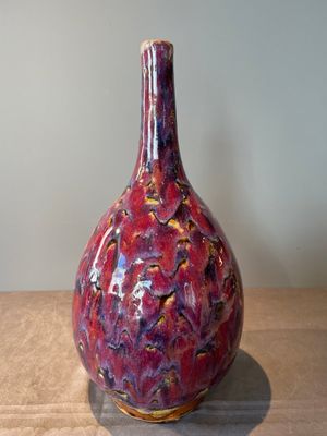 A Chinese flambé-glazed bottle vase, 19th C. — foto 4