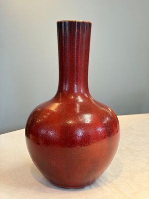 A Chinese flambé-glazed bottle vase, 19th C. — foto 1