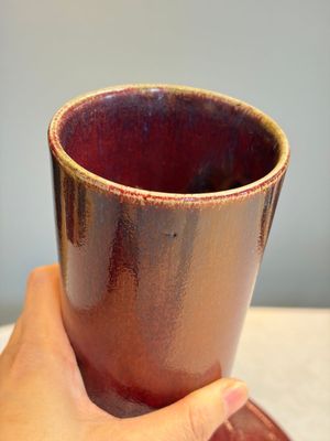A Chinese flambé-glazed bottle vase, 19th C. — foto 4