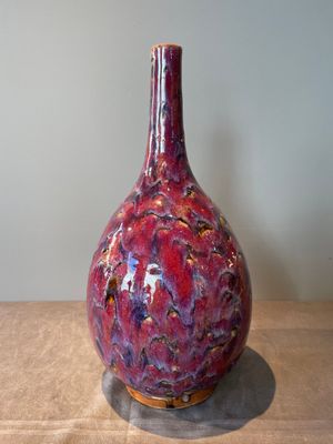 A Chinese flambé-glazed bottle vase, 19th C. — 照片 2