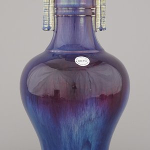 A Chinese flambe glazed bottle vase, Qing dynasty — 照片 8