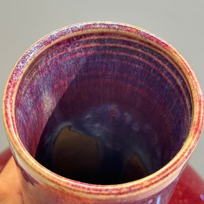 A Chinese flambé-glazed bottle vase — photo 8