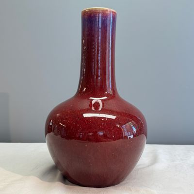 A Chinese flambé-glazed bottle vase — photo 3