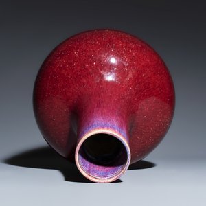 A Chinese flambé-glazed bottle vase — photo 5