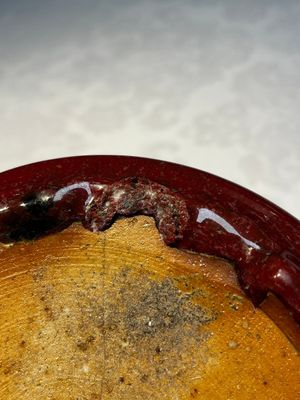 A Chinese flambé-glazed bowl and a copper-red-glazed tripod censer, 19th C. — foto 20