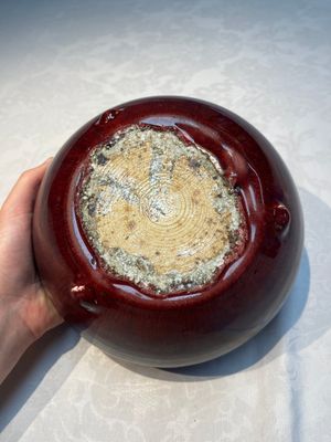 A Chinese flambé-glazed bowl and a copper-red-glazed tripod censer, 19th C. — foto 6