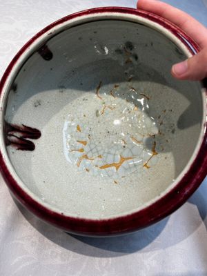 A Chinese flambé-glazed bowl and a copper-red-glazed tripod censer, 19th C. — foto 8