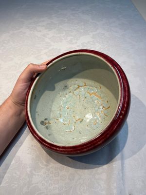 A Chinese flambé-glazed bowl and a tripod censer, 19th C. — photo 5