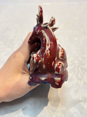 A Chinese flambé-glazed deer, 18/19th C. — photo 2