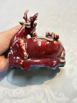 A Chinese flambé-glazed deer, 18/19th C. — photo 3