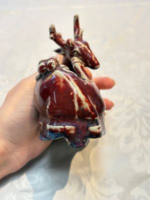 A Chinese flambé-glazed deer, 18/19th C. — photo 4